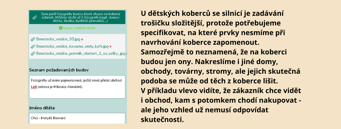 Jak zadat koberec se silnicí